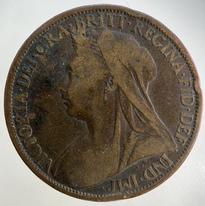 1900 Victoria One Penny Coin | Collectable Grade