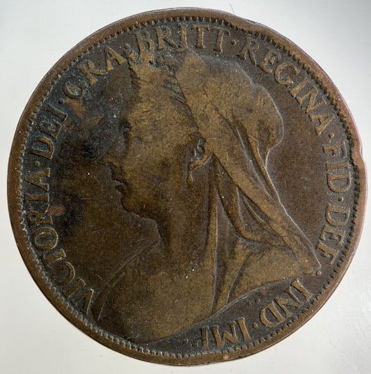 1900 Victoria One Penny Coin | Collectable Grade