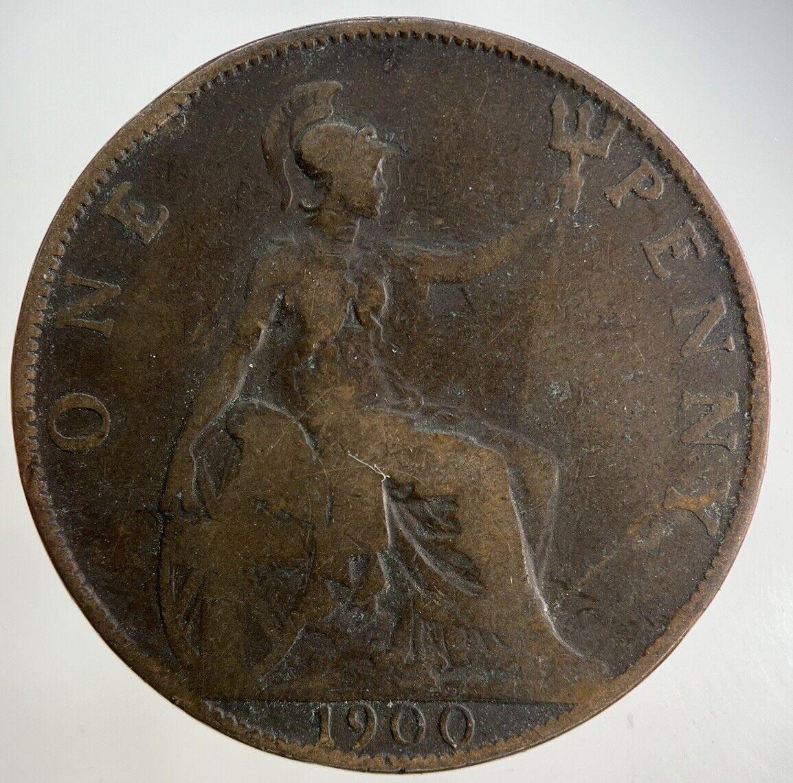 1900 Victoria One Penny Coin | Collectable Grade