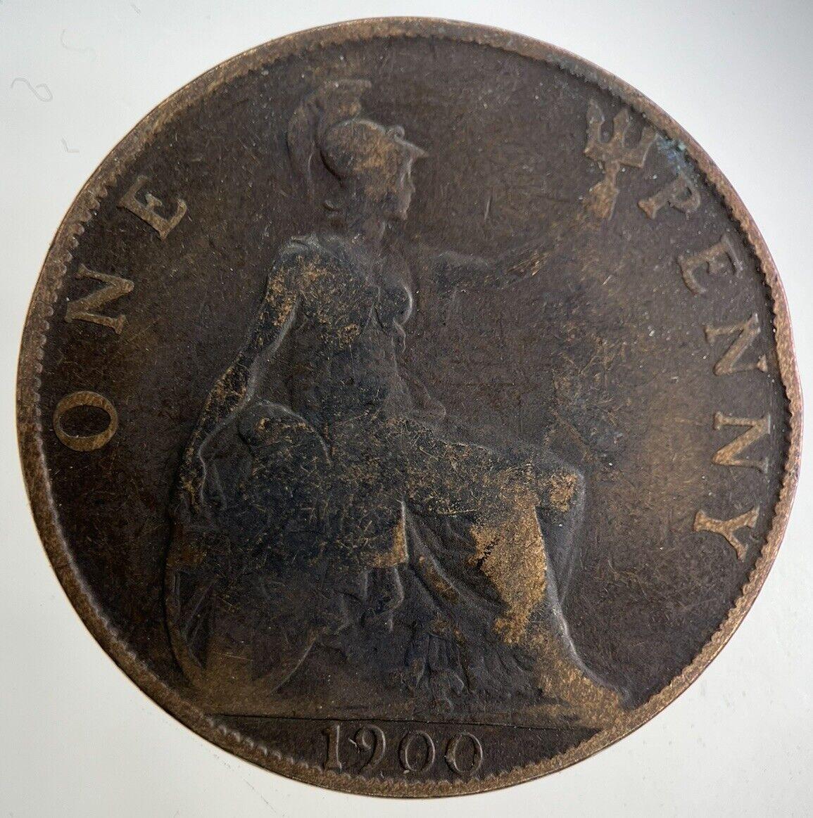1900 Victoria One Penny Coin | Collectable Grade