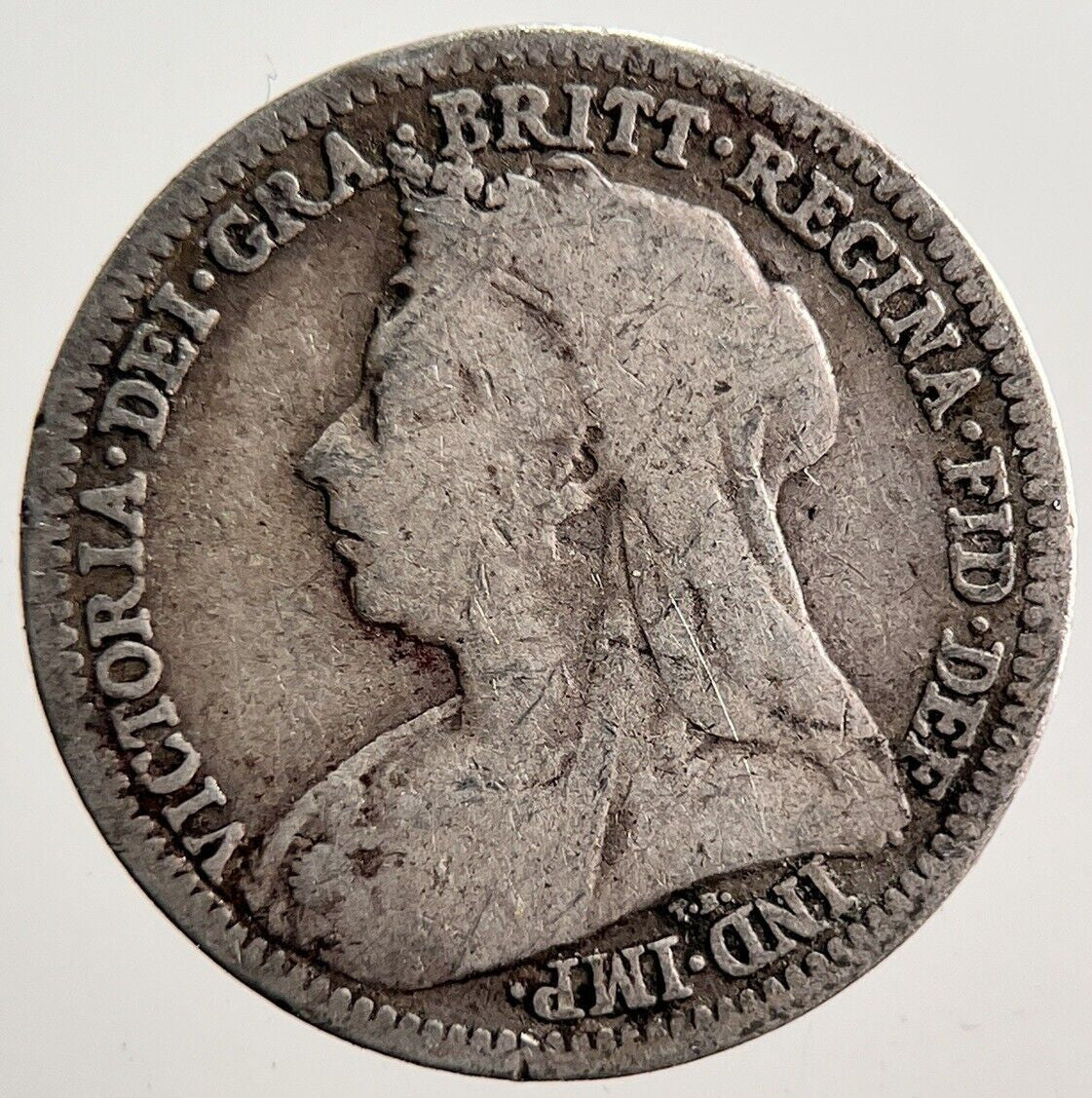 1900 Victoria Threepence Silver Coin | Collectable Grade | a3581