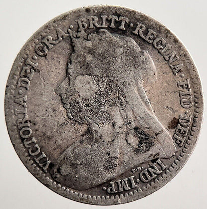 1900 Victoria Threepence Silver Coin | Collectable Grade | a3580