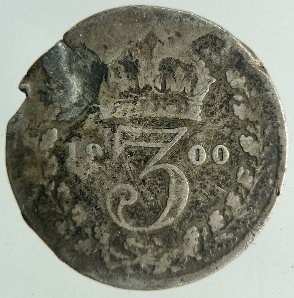 1900 Victoria Threepence Silver Coin | Collectable Grade