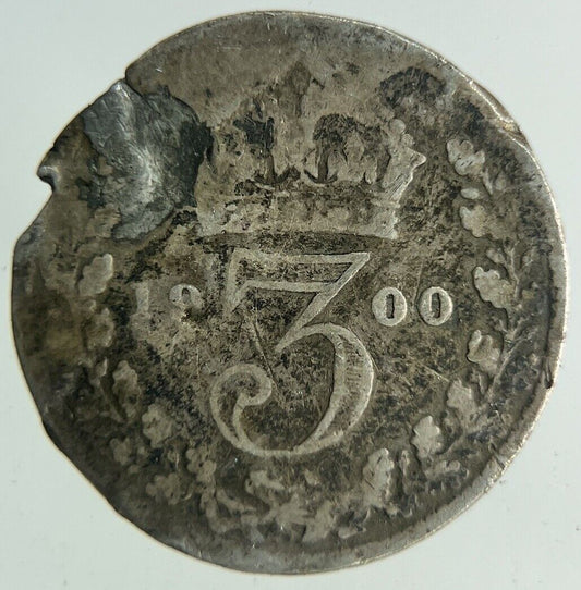 1900 Victoria Threepence Silver Coin | Collectable Grade