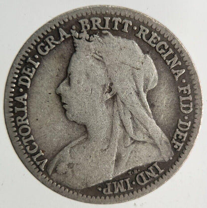 1900 Victoria Threepence Silver Coin | Fine Collectable Grade