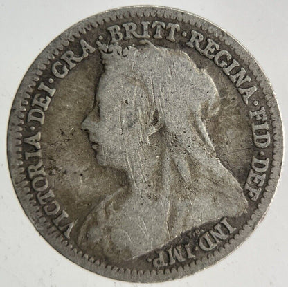 1900 Victoria Threepence Silver Coin | Collectable Grade