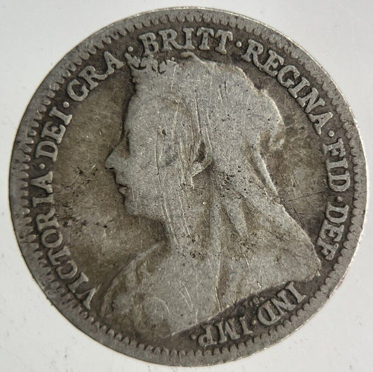 1900 Victoria Threepence Silver Coin | Collectable Grade