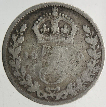 1900 Victoria Threepence Silver Coin | Collectable Grade