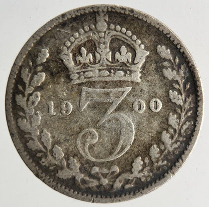 1900 Victoria Threepence Silver Coin | Collectable Grade