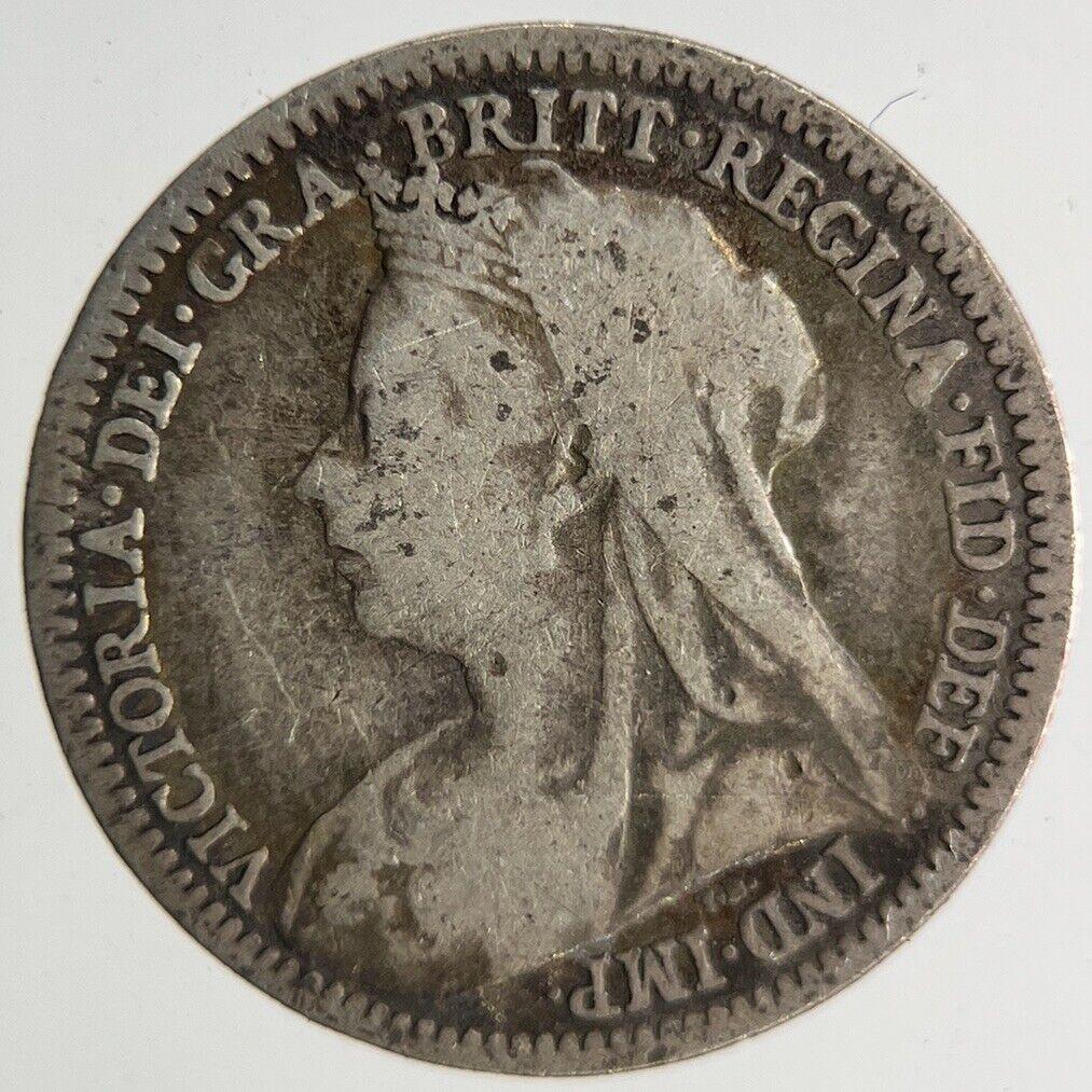 1900 Victoria Threepence Silver Coin | Collectable Grade