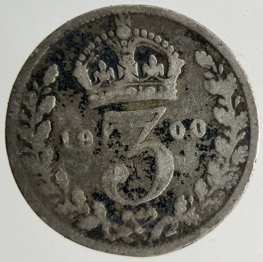 1900 Victoria Threepence Silver Coin | Collectable Grade