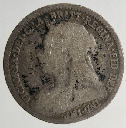 1900 Victoria Threepence Silver Coin | Collectable Grade