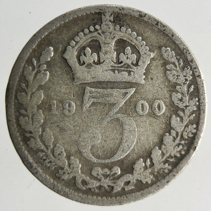 1900 Victoria Threepence Silver Coin | Collectable Grade