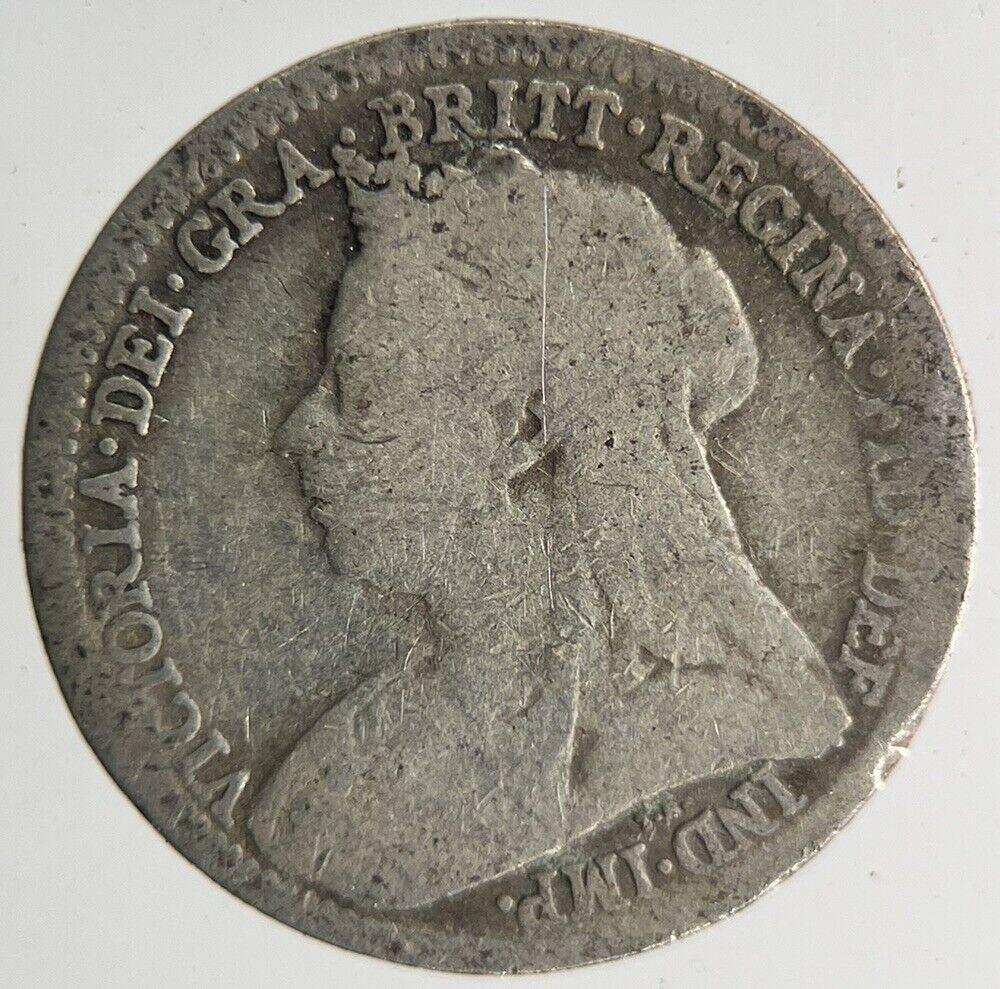 1900 Victoria Threepence Silver Coin | Collectable Grade