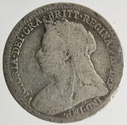 1900 Victoria Threepence Silver Coin | Collectable Grade