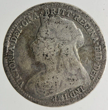 1900 Victoria Threepence Silver Coin | Collectable Grade