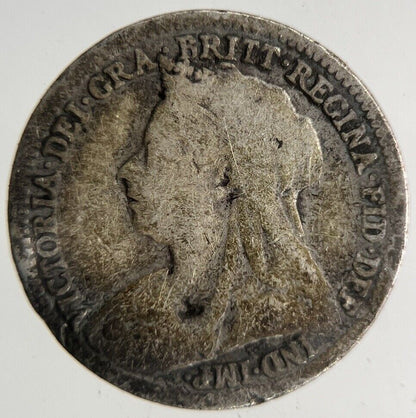 1900 Victoria Threepence Silver Coin | Collectable Grade
