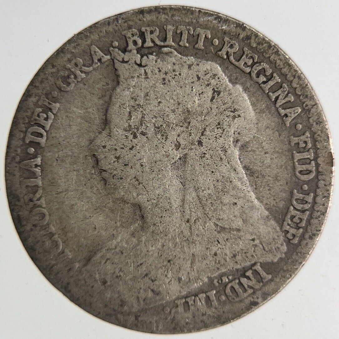1900 Victoria Threepence Silver Coin | Collectable Grade