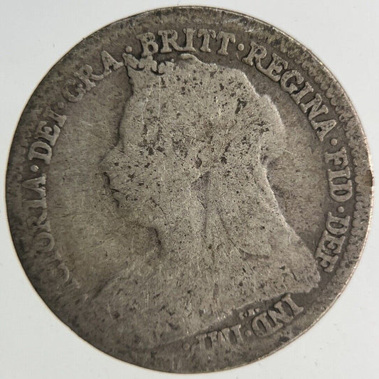 1900 Victoria Threepence Silver Coin | Collectable Grade