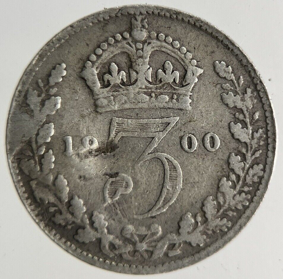 1900 Victoria Threepence Silver Coin | Collectable Grade