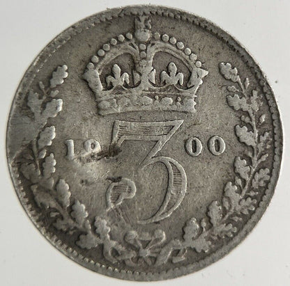 1900 Victoria Threepence Silver Coin | Collectable Grade