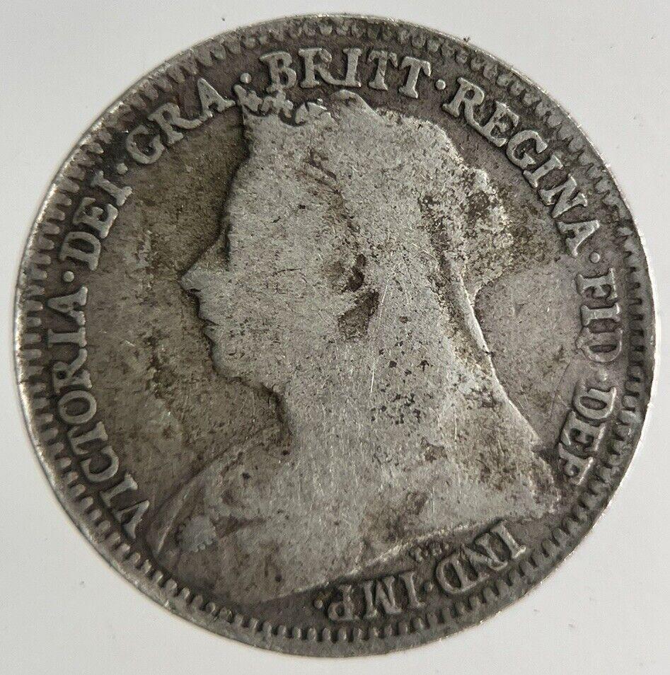 1900 Victoria Threepence Silver Coin | Collectable Grade