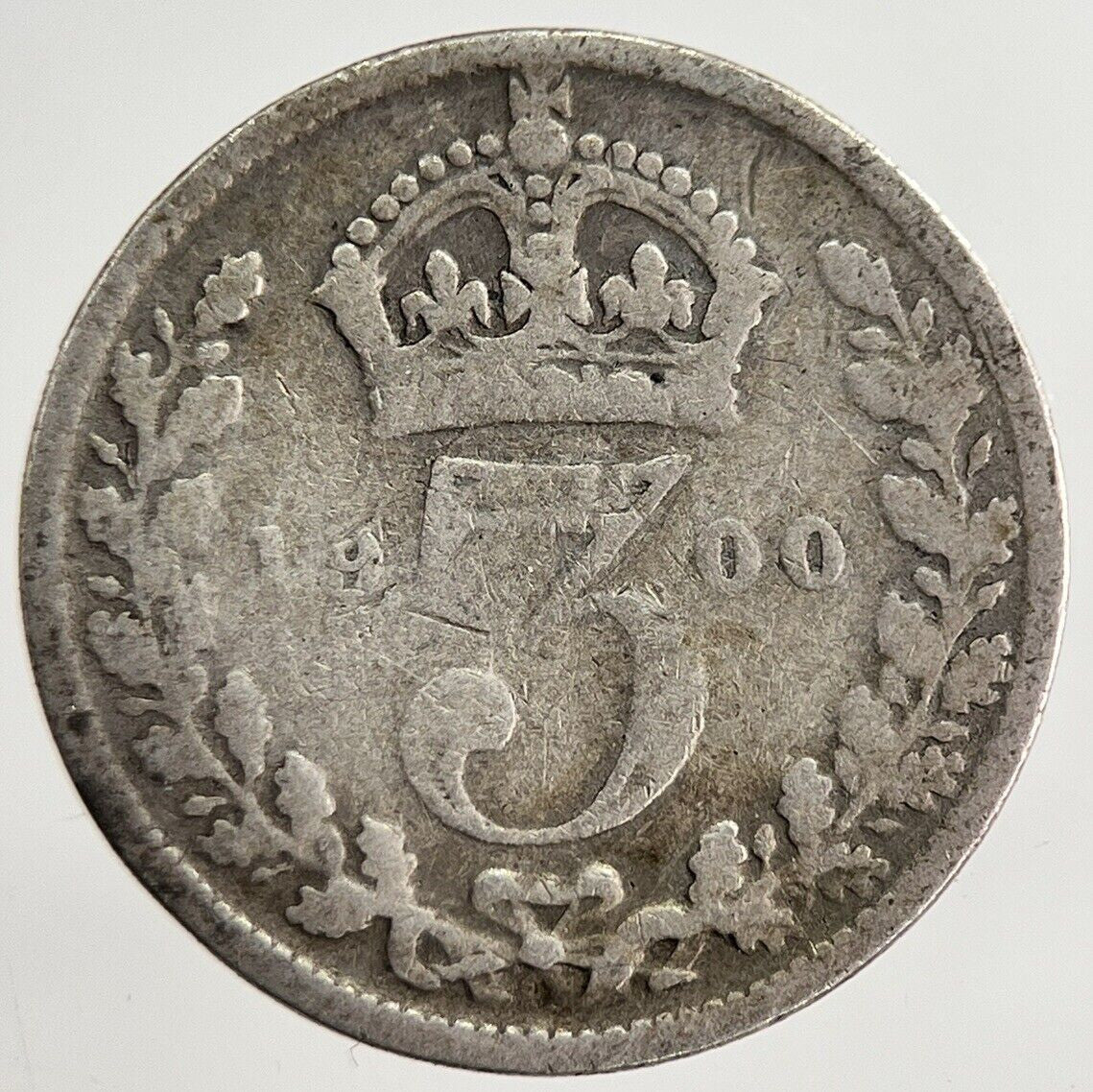 1900 Victoria Threepence Silver Coin | Collectable Grade | a8833