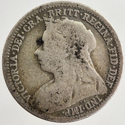 1900 Victoria Threepence Silver Coin | Collectable Grade | a8833