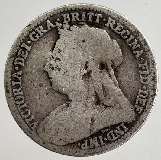 1900 Victoria Threepence Silver Coin | Collectable Grade | a8834