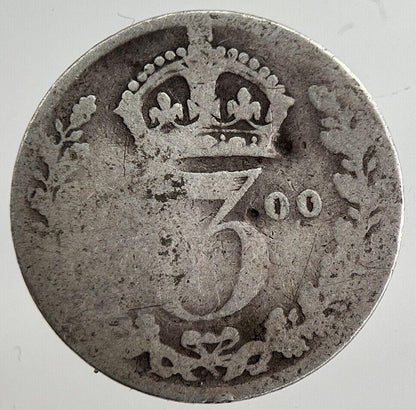 1900 Victoria Threepence Silver Coin | Collectable Grade | a8834