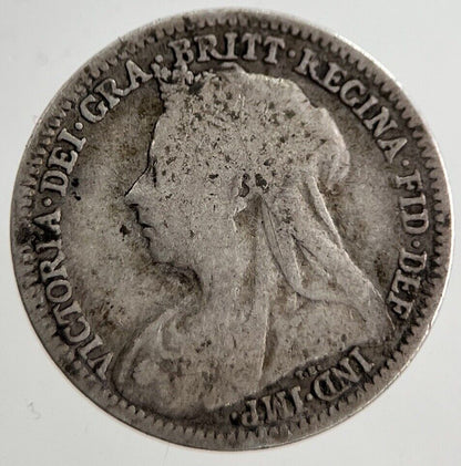 1900 Victoria Threepence Silver Coin | Collectable Grade | a8923
