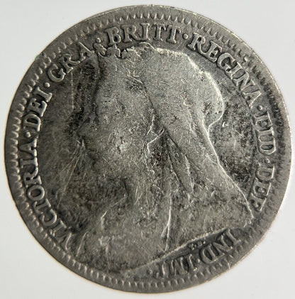 1900 Victoria Threepence Silver Coin | Collectable Grade