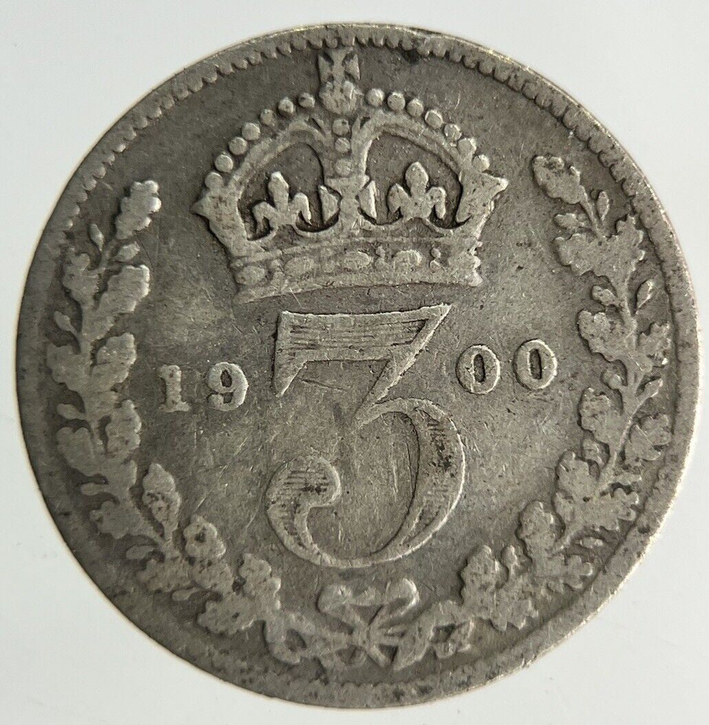 1900 Victoria Threepence Silver Coin | Collectable Grade