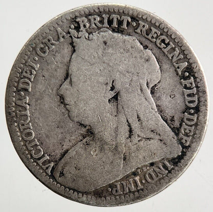 1900 Victoria Threepence Silver Coin | Collectable Grade
