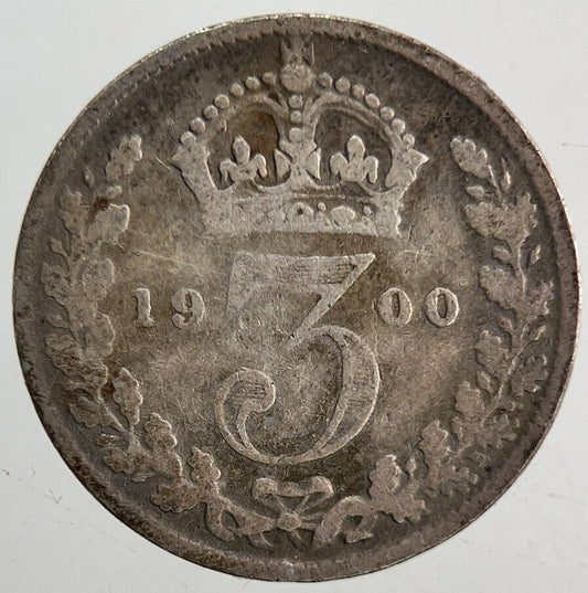 1900 Victoria Threepence Silver Coin | Collectable Grade