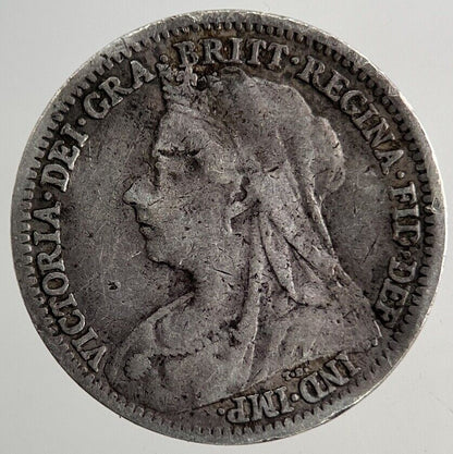 1900 Victoria Threepence Silver Coin | Collectable Grade
