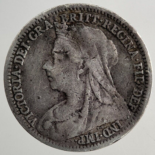 1900 Victoria Threepence Silver Coin | Collectable Grade