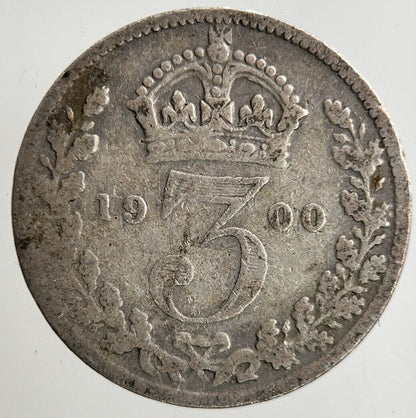 1900 Victoria Threepence Silver Coin | Collectable Grade