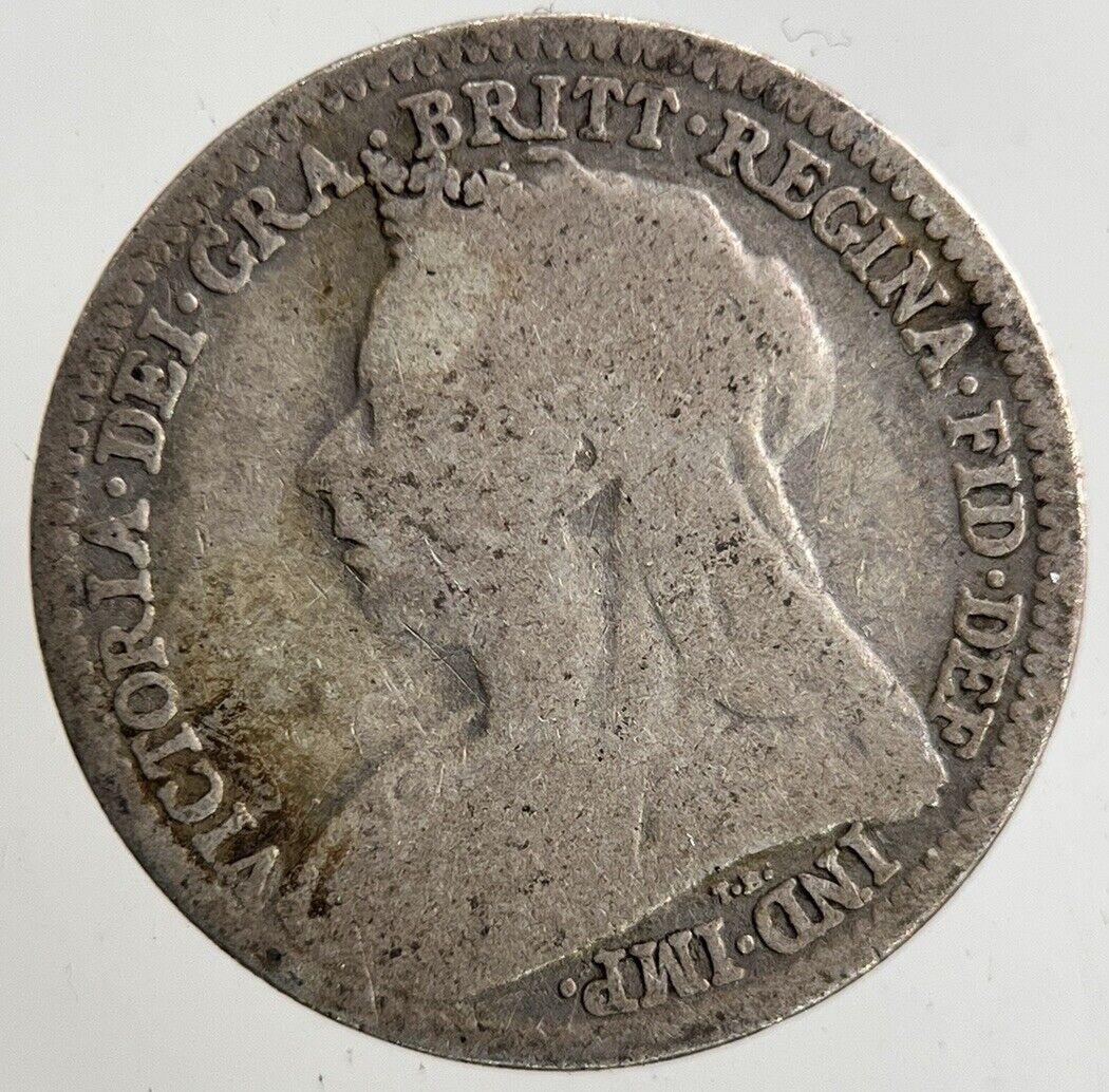 1900 Victoria Threepence Silver Coin | Collectable Grade