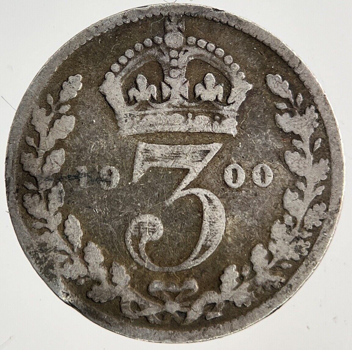 1900 Victoria Threepence Silver Coin | Collectable Grade