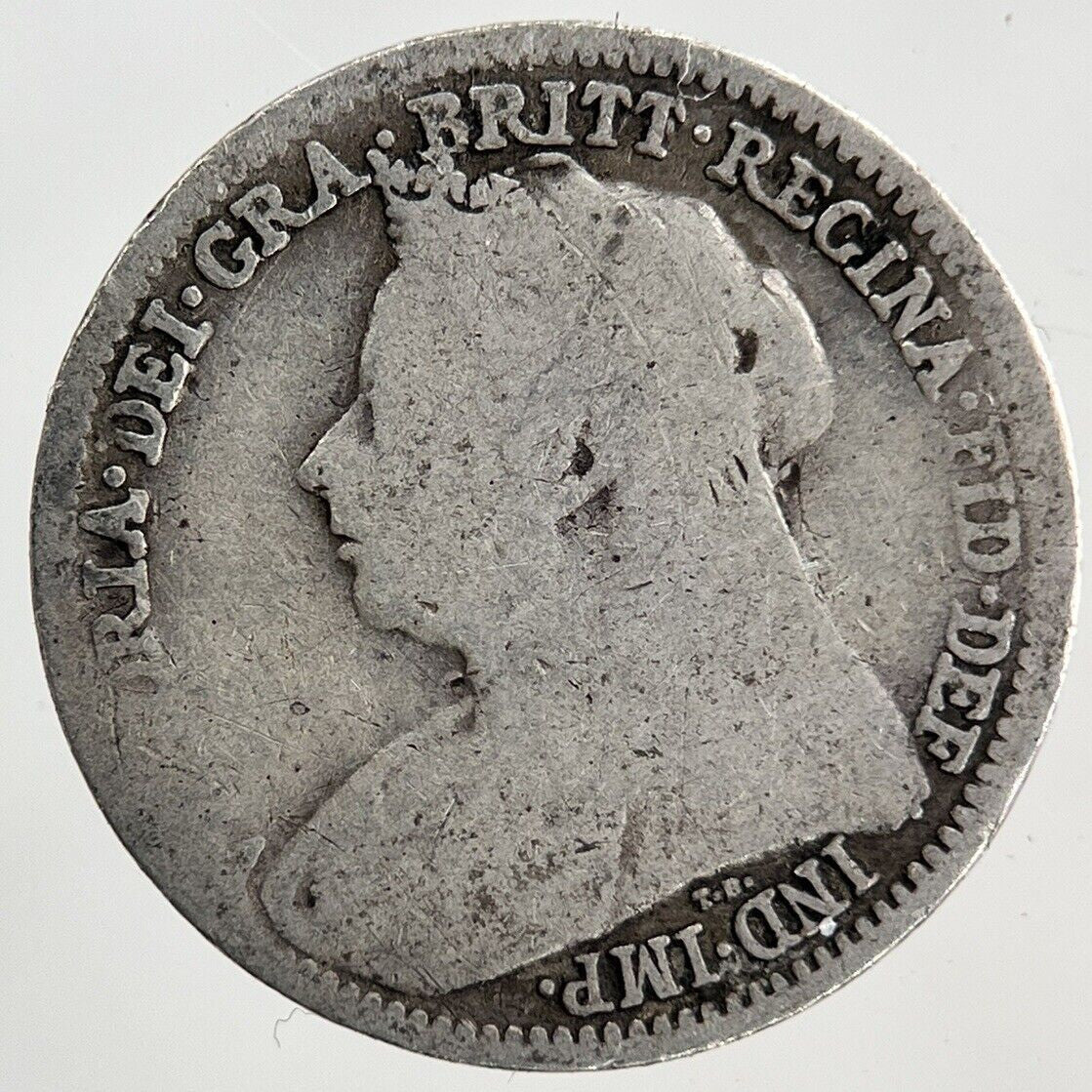 1900 Victoria Threepence Silver Coin | Collectable Grade