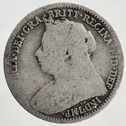 1900 Victoria Threepence Silver Coin | Collectable Grade