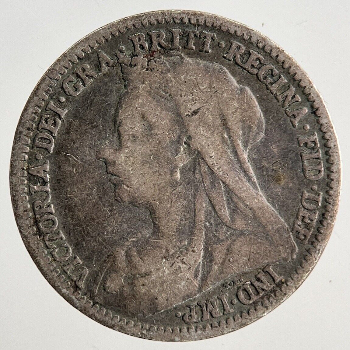 1900 Victoria Threepence Silver Coin | Collectable Grade