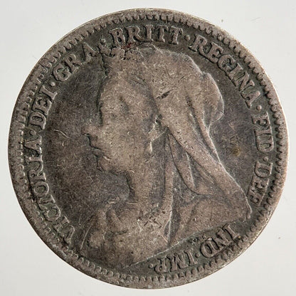 1900 Victoria Threepence Silver Coin | Collectable Grade