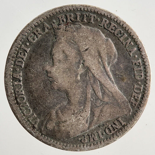 1900 Victoria Threepence Silver Coin | Collectable Grade