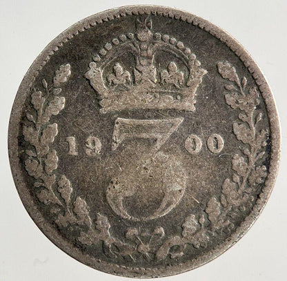 1900 Victoria Threepence Silver Coin | Collectable Grade