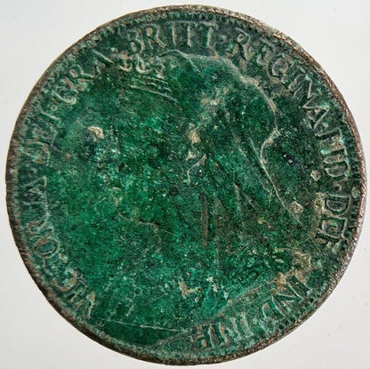 1901 Victoria Farthing Coin | Fine Collectable Grade | a6169