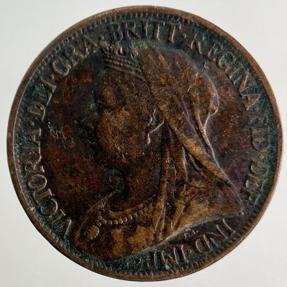 1901 Victoria Farthing Coin | Fine Collectable Grade | a8314