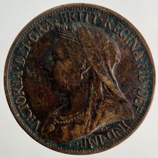 1901 Victoria Farthing Coin | Fine Collectable Grade | a8314