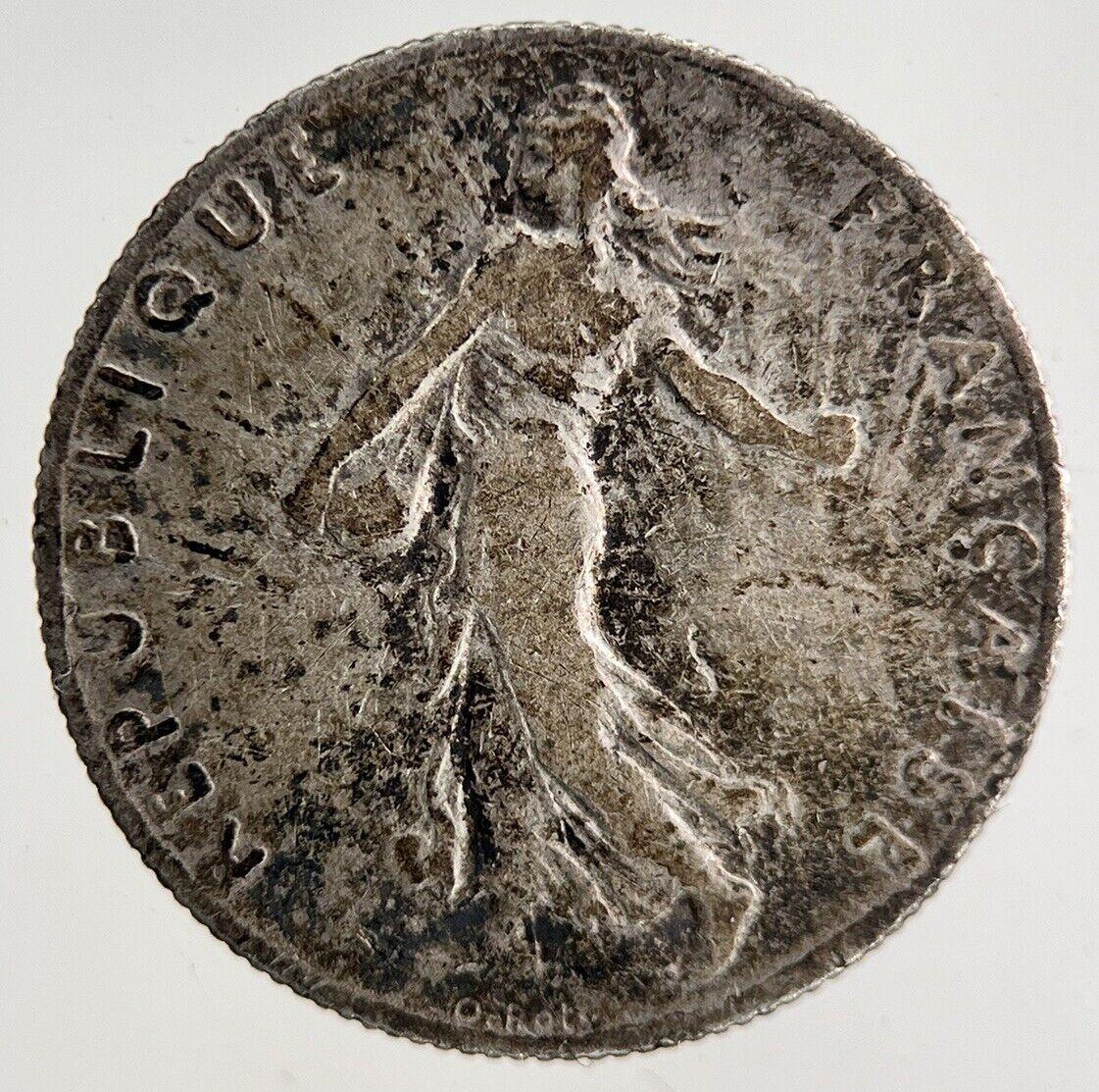 1901 France 50 Centimes Silver Coin | Collectable Grade